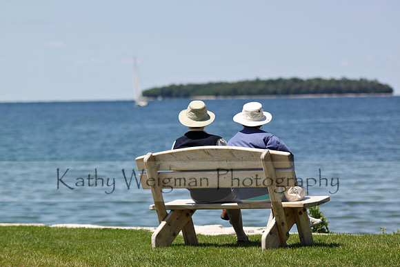 Couple on Bench