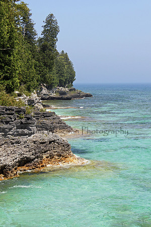 Blue Water of Cave Point