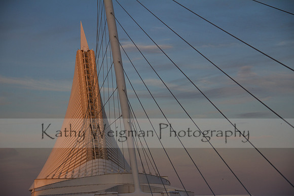 Milwaukee Art Museum at Sunset