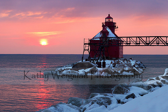Lighthouse Sunrise - Sturgeon Bay