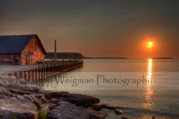 Sunset at Anderson Dock