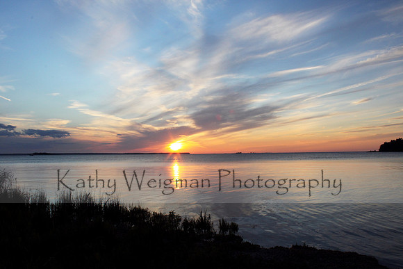 Blue Sky Sunset