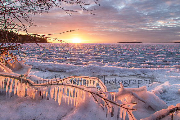 Peninsula State Park Winter Sunset