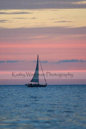 Sailboat in the Sunset