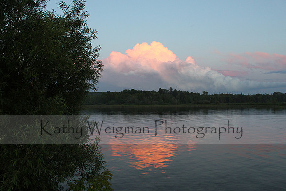 Pink Clouds with Reflection